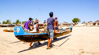 Après une balade en pirogue