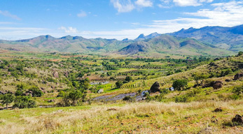 Magnifique paysage dans le circuit à la découverte des hautes terres Malgaches