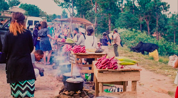 Patate douce et maïs au choix pour une pause-goûter pendant le voyage