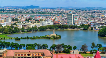 Ville de la capitale de Madagascar lors du circuit Massifs du Makay