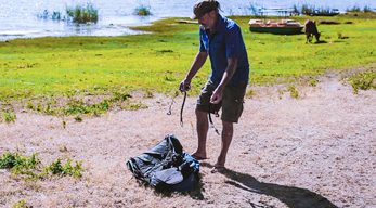 moniteur expérimenté en parapente - Ampefy, lors du circuit à la découverte des hautes terres Malgaches