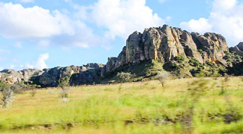 paysage dans le massif de l'Isalo