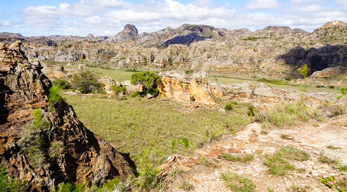 paysage du massif de l'Isalo