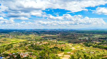 Paysage du haut plateau de Madagascar