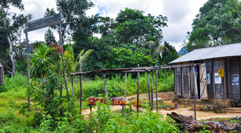 Un petit village dans le circuit Nord-Ouest de Madagascar