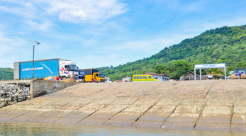 le point d’embarquement vers l’île de Nosy Be