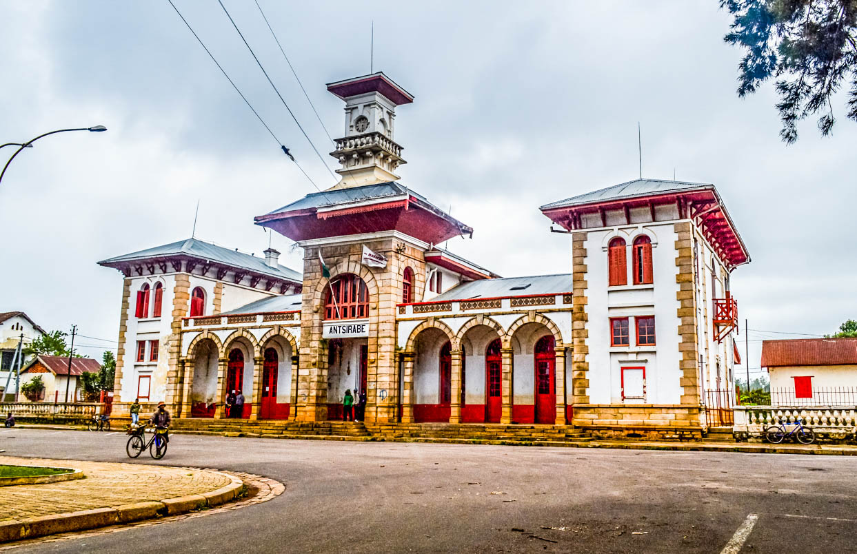 visit of the station of Antsirabe in the circuit around Antananarivo