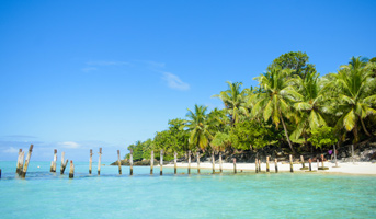 La belle plage de Sainte Marie