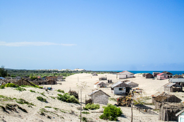 Village situé dans le sud-ouest de Madagascar