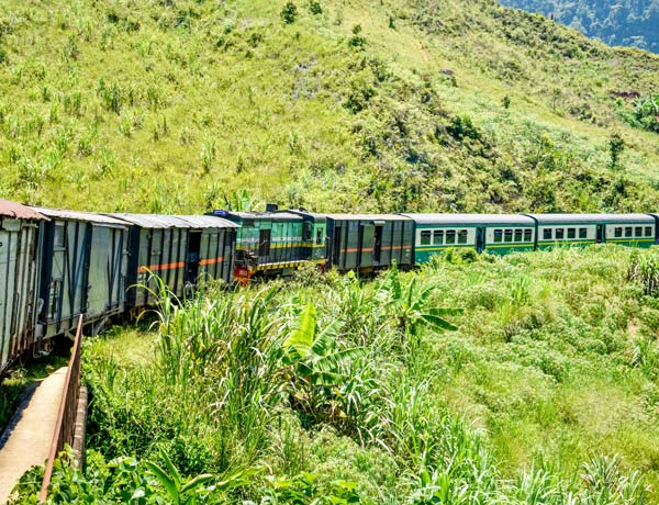 Voyage en train à Madagascar