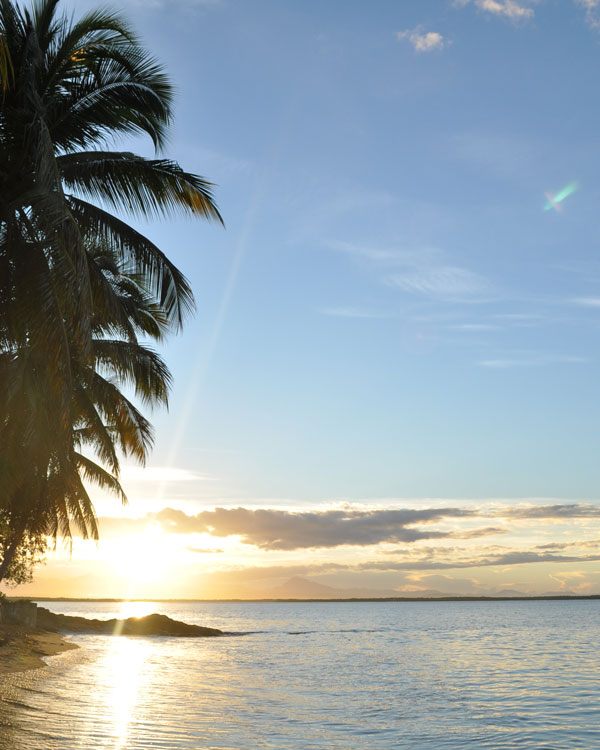Coucher de soleil spectaculaire à Nosy Sakatia